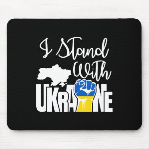 Frieden in der Ukraine Ich stehe hinter der Ukrain Mousepad