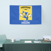 Frieden in der Ukraine - Liebe und Unterstützung Banner (Messeveranstaltung)
