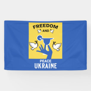 Frieden in der Ukraine - Liebe und Unterstützung Banner