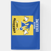 Frieden in der Ukraine - Liebe und Unterstützung Banner (Vertikal)