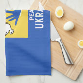 Frieden in der Ukraine - Liebe und Unterstützung Geschirrtuch (Viertel Falte)