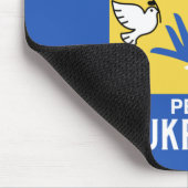 Frieden in der Ukraine - Liebe und Unterstützung Mousepad (Ecke)