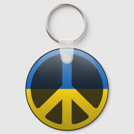 Frieden in der Ukraine Schlüsselanhänger (Vorderseite)