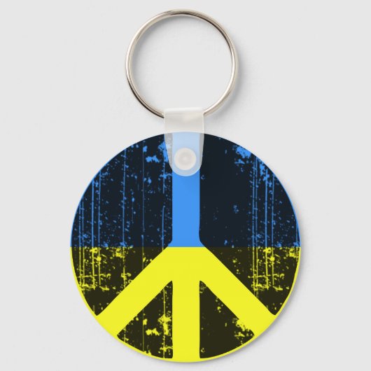 Frieden in der Ukraine Schlüsselanhänger (Vorderseite)