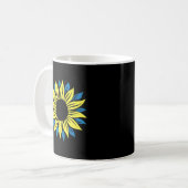 Frieden in der Ukraine Sonnenblume für Frauen Ukra Kaffeetasse (Vorderseite Links)