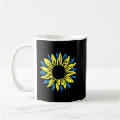 Frieden in der Ukraine Sonnenblume für Frauen Ukra Kaffeetasse (Links)