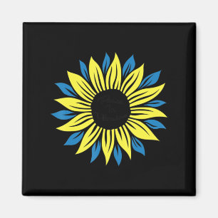 Frieden in der Ukraine Sonnenblume für Frauen Ukra Magnet
