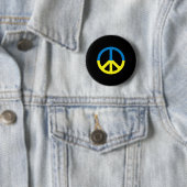 Frieden in der Ukraine. Steht mit der Ukraine. Unt Button (Beispiel)