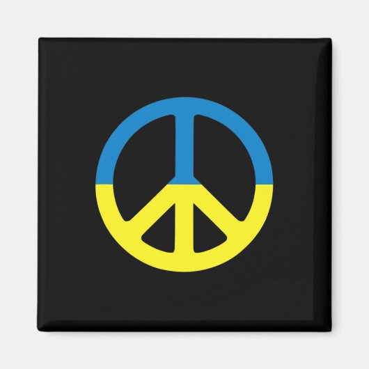Frieden in der Ukraine. Steht mit der Ukraine. Unt Magnet (Vorne)