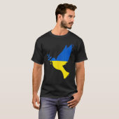 Frieden in der Ukraine Taube. Stehen Sie mit der U T-Shirt (Vorne ganz)
