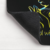 Frieden in der Ukraine Taube. Steht mit der Ukrain Mousepad (Ecke)