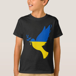 Frieden In Der Ukraine Taube. Steht Mit Der Ukrain T-Shirt