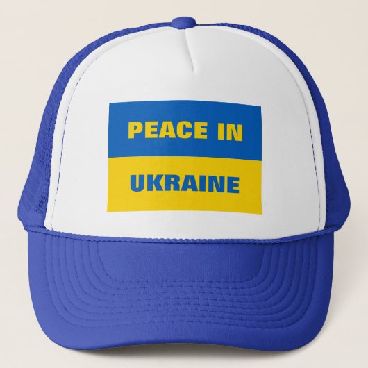 FRIEDEN IN DER UKRAINE TRUCKER HAT TRUCKERKAPPE (Vorderseite)