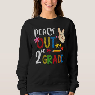 Frieden in der zweiten Klasse am letzten Schultag Sweatshirt