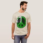 Frieden in Esperanto T-Shirt (Vorne ganz)