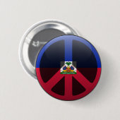 Frieden in Haiti Button (Vorne & Hinten)