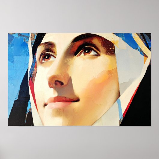 Frieden in ihrem Blick Poster (Vorne)