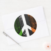 Frieden in Irland Runder Aufkleber (Umschlag)