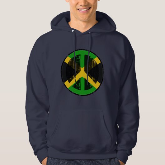 Frieden in Jamaika Hoodie (Vorderseite)