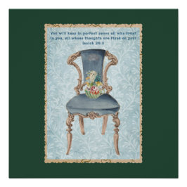 Frieden in jedem Petal Poster