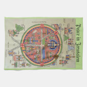 Frieden in Jerusalem-Geschirrtuch Handtuch (Horizontal)