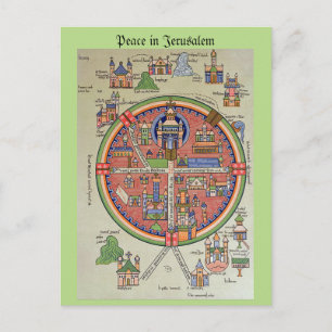 Frieden in Jerusalem Postkarte
