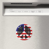 Frieden in Liberia Magnet (In Situ (Geschirrspüler))