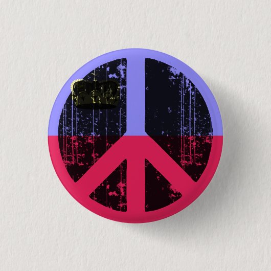 Frieden in Lichtenstein Button (Vorderseite)