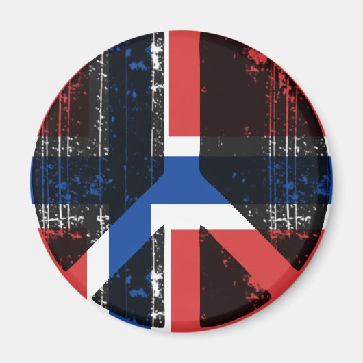 Frieden in Norwegen Magnet (Vorne)