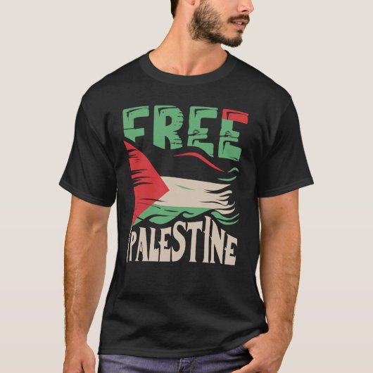 Frieden in Palästina Gaza Jerusalem T-Shirt (Vorderseite)