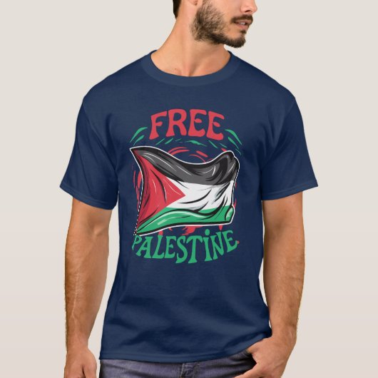 Frieden in Palästina Gaza Jerusalem T-Shirt (Vorderseite)