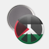 Frieden in Palästina Magnet (Vorderseite/Rückseite)