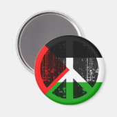 Frieden in Palästina Magnet (Vorderseite/Rückseite)