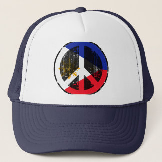 Frieden in Philippinen Truckerkappe