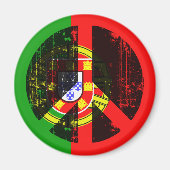 Frieden in Portugal Magnet (Vorne)