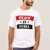 FRIEDEN IN SYRIEN T-Shirt (Vorderseite)