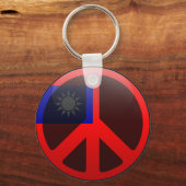 Frieden in Taiwan Schlüsselanhänger (Vorderseite)