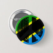 Frieden in Tansania Button (Vorne & Hinten)