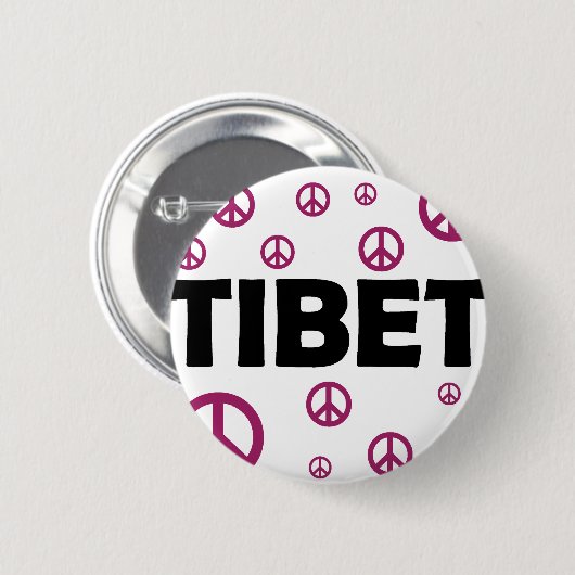 Frieden in Tibet Button (Vorne & Hinten)