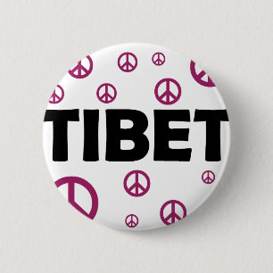 Frieden in Tibet Button