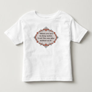 Frieden in tiefen Gewässern Kleinkind T-shirt