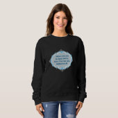 Frieden in tiefen Gewässern Sweatshirt (Vorne ganz)