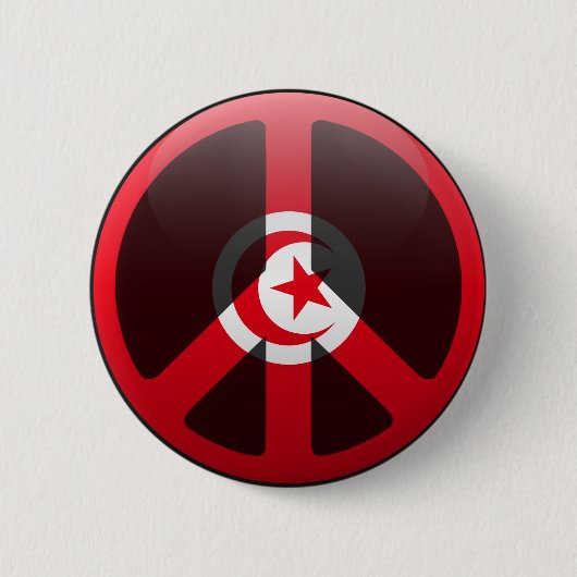 Frieden in Tunesien Button (Vorderseite)