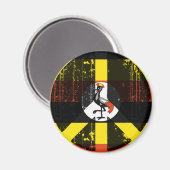 Frieden in Uganda Magnet (Vorderseite/Rückseite)