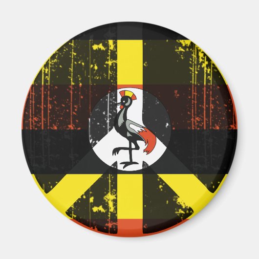 Frieden in Uganda Magnet (Vorne)