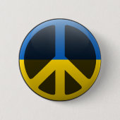 Frieden in Ukraine Button (Vorderseite)
