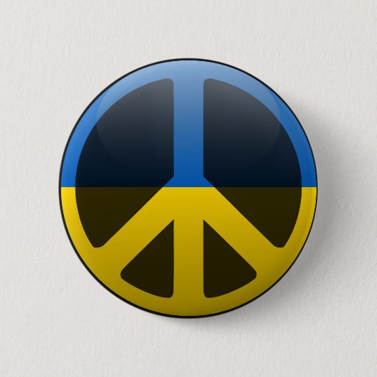 Frieden in Ukraine Button (Vorderseite)