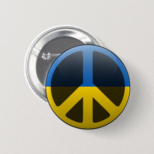 Frieden in Ukraine Button (Vorne & Hinten)