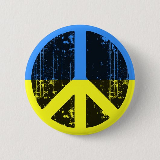Frieden in Ukraine Button (Vorderseite)