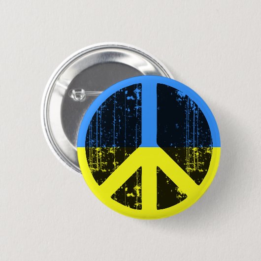 Frieden in Ukraine Button (Vorne & Hinten)